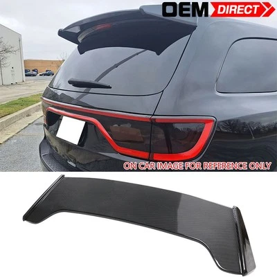 Fits 21-25 Dodge Durango Carbon Fiber Print Roof Spoiler Guard ABS - IKON Style - Image 1 of 4