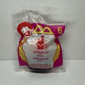 Figura de hamburguesa vintage 1998 McDonalds Halloween Happy Meal juguete #6 sellada NUEVO - Imagen 1 de 4