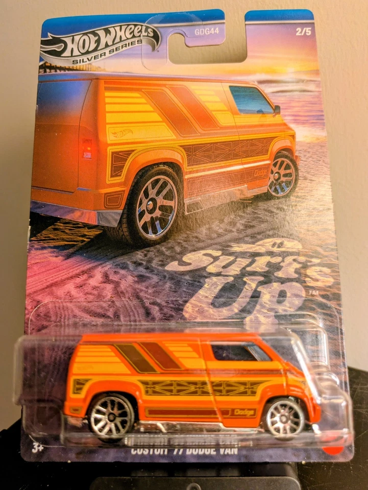 Dodge Van 2/5 Silver Series Hot Wheels Surf's Up Custom '77 🧡🧡 Foto 1 de 1