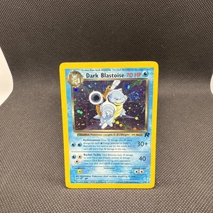 Dark Blastoise 3/82 Team Rocket Holo Pokemon TCG. SWIRL LP/MP - Picture 1 of 12