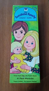 SUNSHINE FAMILY Paper Dolls UNUSED UNCUT!!  ~~ Vintage 1974 Whitman - Picture 1 of 7