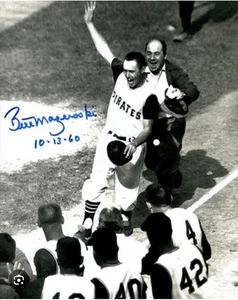 Bill Mazeroski Pittsburgh Pirates Signed 8.5x11 Autographed Photo reprint - Picture 1 of 1