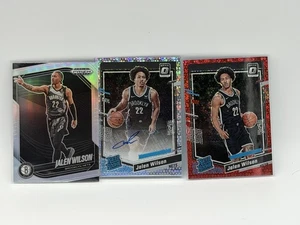 2023-24 Optic Fast Break Jalen Wilson #291 Rated Rookie Disco Auto, Disco :75 - Bild 1 von 1