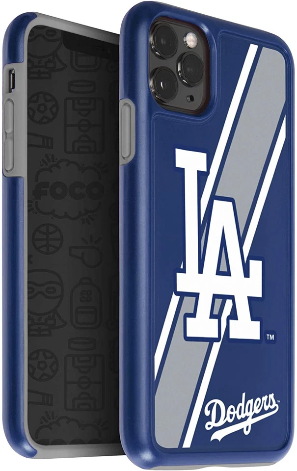 FOCO MLB Los Angeles Dodgers Hybrid Case for iPhone 11 Pro, X & XS (5.8") - Image 1 of 1