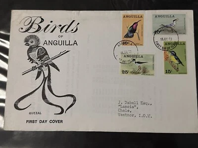 Anguila Birds 1968 FDC (S01L) Foto 1 de 3