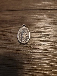 Vintage Sterling Silber 925 Religiöser Anhänger - Bild 1 von 4