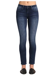 Mavi Gold Neu mit Etikett Alexa Mid Rise Skinny Damenjeans Gold Yoga Move Größe 29/32 - Bild 1 von 11