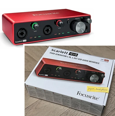 Focusrite Scarlett 4i4 3rd Gen USB Audio Recording Interface BRAND NEW BOX - Image 1 of 4