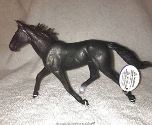 Breyer Collectable Horses Collecta Black Standardbred Pacer Stallion - Picture 1 of 4