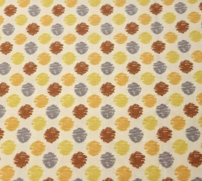 1 yd 5" Sunshine Wilmington Distressed Polka Dots on Light Butter Yellow - Image 1 of 2