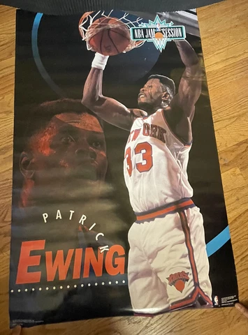 1993 Patrick Ewing NY Knicks NBA Jam Session Poster Costacos Brothers New York Cover