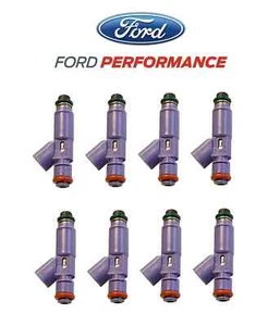 1986-1995 Mustang 5.0 V8 Genuine Ford Racing 24 lb pound Fuel Injectors set of 8 - Foto 1 di 4