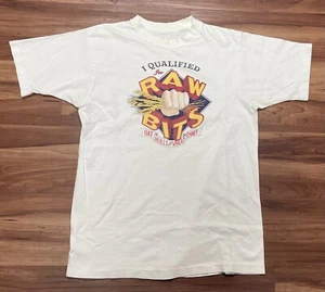 Vintage 80s Prairie Home Companion Raw Bits Public Radio Ad Single Stitch Tee - Picture 1 of 5