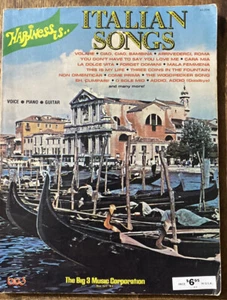 Cancionero de colección Happiness is Italian Songs, The Big 3 Music Corporation  - Imagen 1 de 8