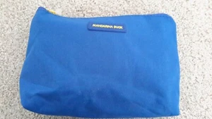 Mandarina Duck Amenities Kit /Travel Pouch Blue Turkish Airlines 100% Authentic - Picture 1 of 4
