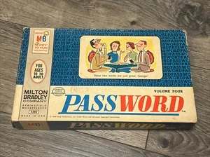 Vintage 1964 Milton Bradley Password Volume Four Board Game. Complete - Picture 1 of 9
