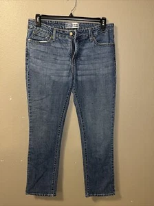 Levi's Jeans Women's Straight 505  Stretch Denim Mid Rise 14 S/C Short Curvy - Picture 1 of 3