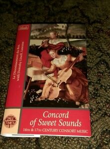 Concord Of Sweet Sounds 16th & 17th Consort Music cassette Le Divertissement Du