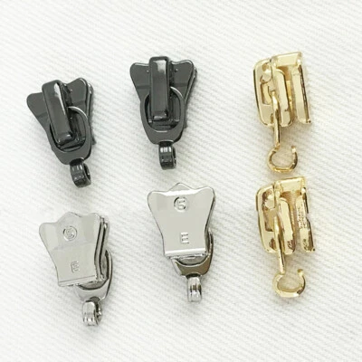 10Pcs 5# Resin Zipper Head Slider Repair Kit Replacement DIY Tailor Sewing Tools - Image 1 of 4