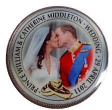 UK Medaille  Prinz William&Catherine Middleton Wedding 29 April 2011 - Farbmünze