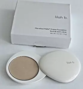 Lilah B. Marvellous Matte Creme Foundation - "b. original" Medium Sleek compact! - Picture 1 of 12