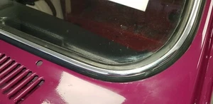 SAAB  96 SAAB 93  chrome REAR WINDOW WINDSHIELD  trim  - Picture 1 of 4