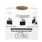Non-OEM Fits BROTHER DK-1218 ROUND Labels - 1" Diameter - (1) Roll of 1000