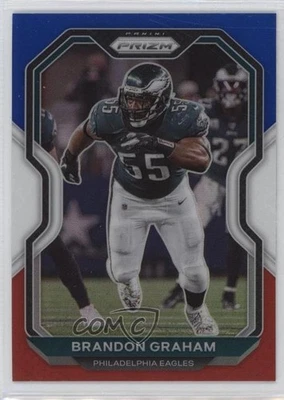 2020 Panini Prizm Red White & Blue Prizm Brandon Graham #175 - Image 1 of 2