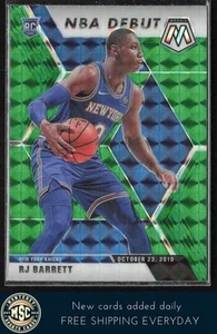 RJ Barrett 2019-20 Panini Mosaic Green Prizm #270 New York Knicks - Foto 1 di 2