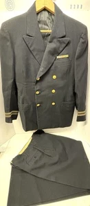 WW2 US Navy Officer Dress Uniform Set LT John Fox ETO Ribbon w/ Campaign Star - Picture 1 of 10
