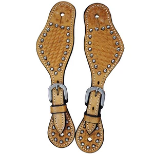 BH Hilason Western Style Men & Womens Spur Straps for Horse Riding, Barrel - Picture 1 of 37