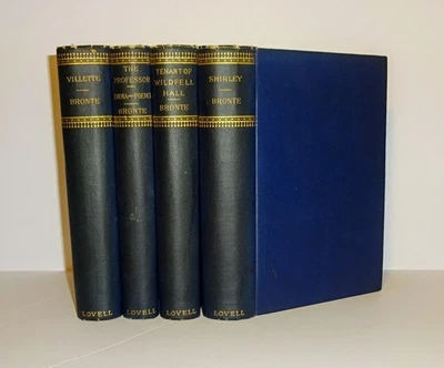 1890s Villette Shirley Emma Professor Wildfell Hall Poems Charlotte Anne Bronte Foto 1 de 4