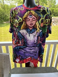 Waz Shop Art and Apparel Tshirt Men’s 2XL Melting Alice SS with Abstract Design - Picture 1 of 6