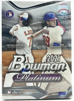 БЕЙСБОЛЬНАЯ КОРОБКА 2021 BOWMAN PLATINUM 8 УПАКОВОК БЛАСТЕР - Изображение 1 из 2