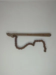 Llave de cadena vintage USA Craftsman Tool WF 9 55713 12" L 16" cadena = artesano = - Imagen 1 de 6
