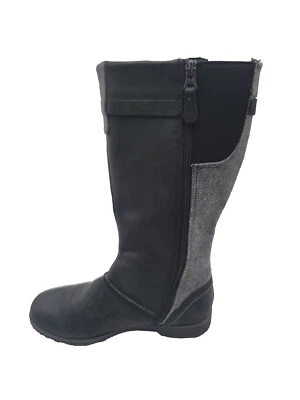 Botas de jinete Eddie Bauer para mujer talla 9 Trace Raven negras grises Foto 1 de 4