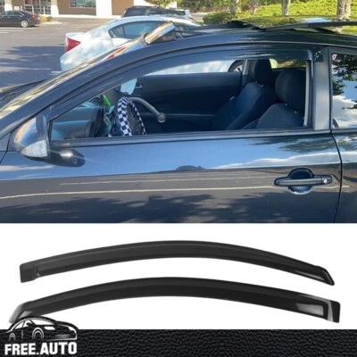 Juego de 2 piezas de protector deflector solar lluvia ventilación visera ventana acrílico Scion TC para 05-10 Foto 1 de 4