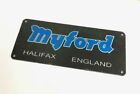 New Myford Nameplate For Series 7 Machine Stand - Direct From Myford Ltd