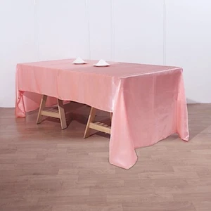 10 pcs 60x126" SATIN Rectangular TABLECLOTHS Wedding Decorations Table Linens - Picture 1 of 242