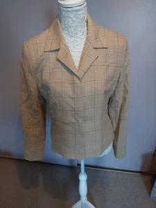 Jake by James Meade Blazer Jacke Wolle und Seide gefüttert Größe 12 Kragen - Bild 1 von 5