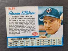 1962 POST CEREAL BASEBALL CARDS Pick your Player Complete your set #1-100