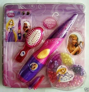 MARAVILLOSO JUEGO DE CUENTAS PARA EL CABELLO DISNEY PRINCESS, CON UNIDAD DE CUENTAS, CUENTAS, CEPILLO, CLIPS, NUEVO - Imagen 1 de 7