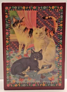 Music Box Vintage San Francisco Co Gatti Gatti RARO - Foto 1 di 13