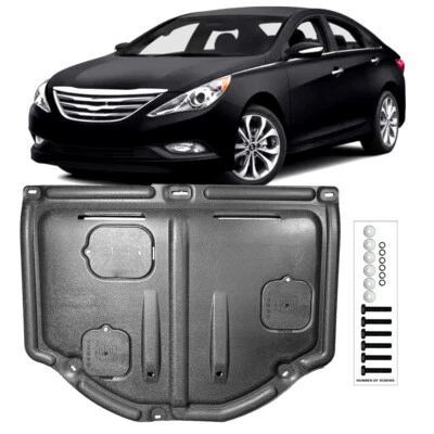 Protectores contra salpicaduras debajo del motor guardabarros delantero para Hyundai Sonata 2012-2013 Foto 1 de 4
