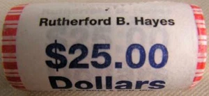2011-P Rutherford B Hayes dollar coin original roll of 25 head/tail uncirculated - Picture 1 of 1