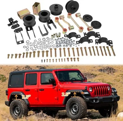 2.5" Front / 2.5" Rear Leveling Lift Kit For 2018-2022 Jeep Wrangler JL JLU - Image 1 of 4