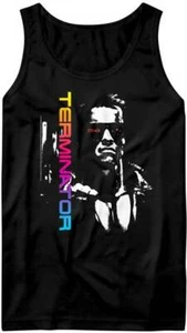 The Terminator Movie Neon Colors 45 Longslide Laser Sight Men's Tank Top T Shirt - Picture 1 of 3
