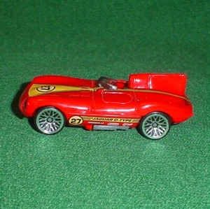 HOT WHEELS JAGUAR D-TYPE, #27, 1997, CHINA, RED, VINTAGE, PRISTINE, HARD TO FIND - Picture 1 of 5