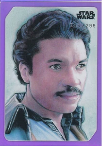 2023 Star Wars Celebration SW Galaxy 7 Lando Calrissian Purple Parallel 235/299 - Picture 1 of 1