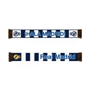 Real Madrid Navy & White Double Sided Acrylic Scarf Officially Licensed - Picture 1 of 3
